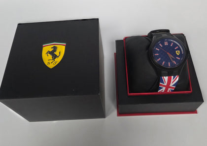 ferrari scuderia mens sports Watch boxed