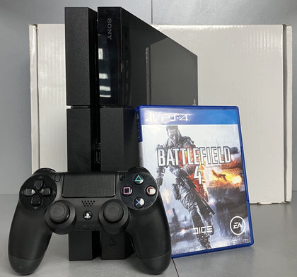 Sony Playstation 4 1TB Black Game Console Bundle ( + Battlefield 4 ) ** Boxed **