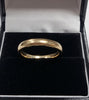 9CT Yellow gold Band - 2.73GR - Size M - Hallamarked