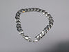 Brand new silver curb bracelet