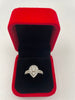 18ct white gold diamond bridal ring set