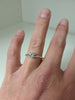 9ct Gold Ring CZ - Size Q - 1.46g - Great Yarmouth