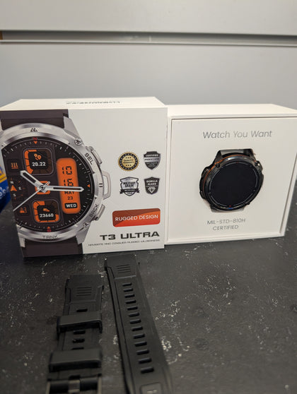 KOSPET T3 Ultra Smart Watch Rugged, GPS, 50m Waterproof, Military Grade