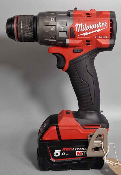 Milwaukee M18 FPD3 Fuel Combi Drill 18V Brushless Hammer Drill with 5.0ah battery