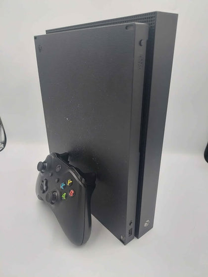 Xbox One X Console, 1TB, Black, Unboxed, With Black Pad