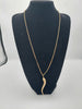9K Gold Chain with 9K Gold Horn of Plenty, 17.3Grams Weight, 375 Hallmarked, Length: 28" - Box Included
