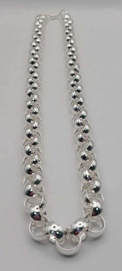 **BRAND NEW** 925 silver chain belcher style 74.7g 24