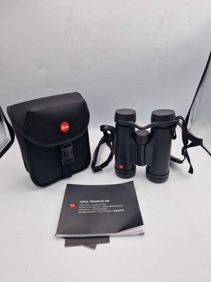 Leica Trinovid 8x42 HD Binoculars – Premium Waterproof Roof Prism Optics - With Carry Case