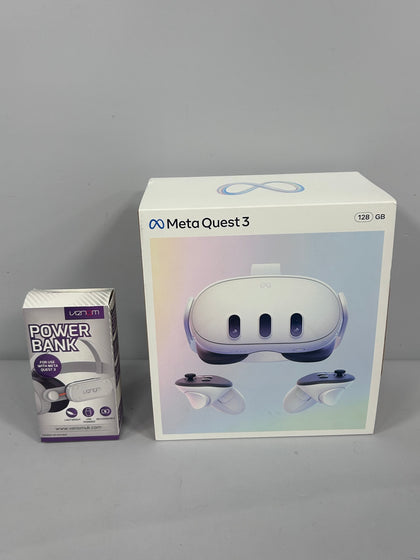 Meta Quest 3 All-in-One Mixed Reality Headset 128GB & Powebank