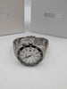 SEIKO Kinetic 5M82-0AH0 44mm White Dial Vintage Kinetic Watch - Boxed With Steel Bracelet