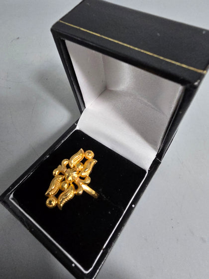 18ct Gold Ring 750 2.3G size L