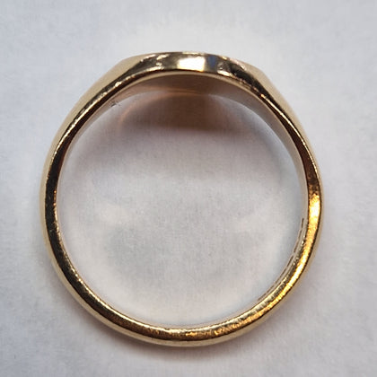 9CT GOLD FREE MADON MASONIC RING SIZE U PRESTON STOREA.