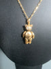9CT Gold Necklace With Bear Pendent 11.4G 375 22'' IN LEGNTH