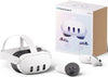Meta Quest 3 128GB Headset with Dock / Battery Powered Replacement Strap