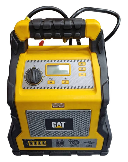 Cat cj1000dxt Power Station with 1,200-Peak-Amp Jump Starter