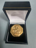 9ct Gold Ring 375 6.1G sov/foil Size S