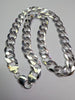 BRAND NEW HEAVY SILVER CURB CHAIN