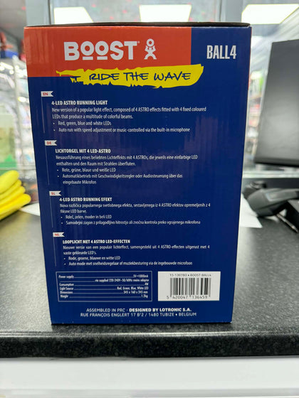 Boost-Ball 4 LED RGB light