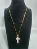 9CT Gold Necklace With Cross Pendent 3.3G