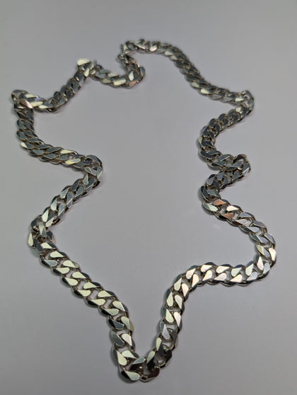 Heavy Silver Curb Chain - 925