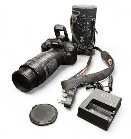 Canon EOS 4000D DSLR Camera w/70-210mm lens**Unboxed**