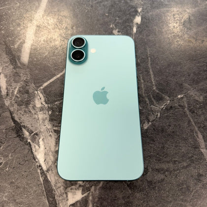 Apple iPhone 16 Plus - 128 GB Teal 100% Battery Health (Unlocked)