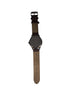 Men's Unbranded Unboxed Stainless Steel Brown Leather Strap Watch "Collection Only"