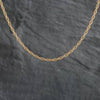 Pre-owned 9ct Yellow Gold Twisted 20 Inch Foxtail Chain