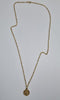 9ct gold Necklace 20" with Our Lady of Mount Carmel Pendant