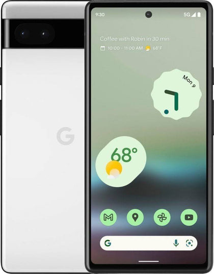 Google Pixel 6A 128GB, Chalk White