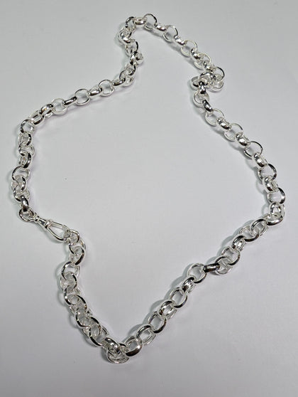 Brand new silver 925 large hoop chain