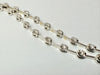 18ct white gold and diamond bracelet 7"
