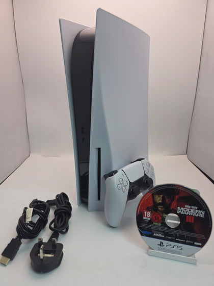 SONY PLAYSTATION 5 CONSOLE 825GB DISC STANDARD INCLUDE GAME - COLLECTION ONLY
