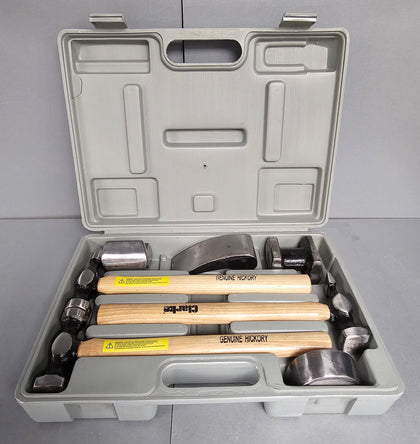 Clarke CPB7CH 7 piece Panel Beating Set With Hickory Shafts **Collection Only**
