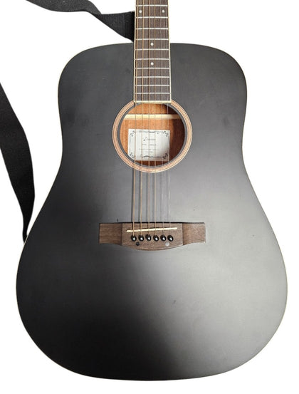 Donner Acoustic Guitar - Black - with Soft Case