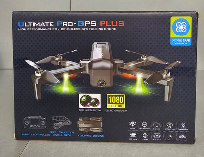 RDM Ultimate Pro GPS PLUS Drone with Full HD Camera & Brushless Motor (Inc. Case + Extra Battery)