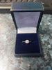 9ct white gold diamond solitaire ring 0.20ct size I