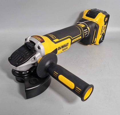 DEWALT DCG405 125mm flat head angle grinder + 5.0 ah battey