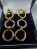 9ct Gold Earring 375 1.7G 1.1'' in Length (YELLOW GOLD, WHITE GOLD AND ROSE GOLD)