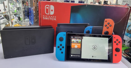 Nintendo Switch Console Neon Red/Blue
