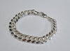 SILVER CURB BRACELET 8.5" ***BRAND NEW ***