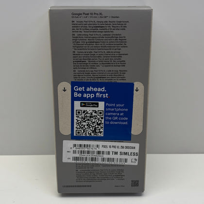 Google Pixel 10 Pro XL Unlocked Model G45RY 256GB in Obsidian Sealed