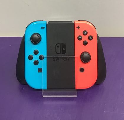 NINTENDO SWITCH Official Red & Blue Joy-Cons inc. GamePad Attachment