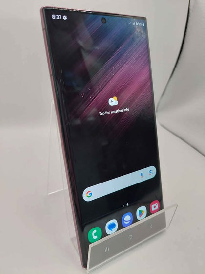 Samsung Galaxy S22 Ultra, 5G, Dual Sim, 256GB, Burgundy, Unlocked, Unboxed