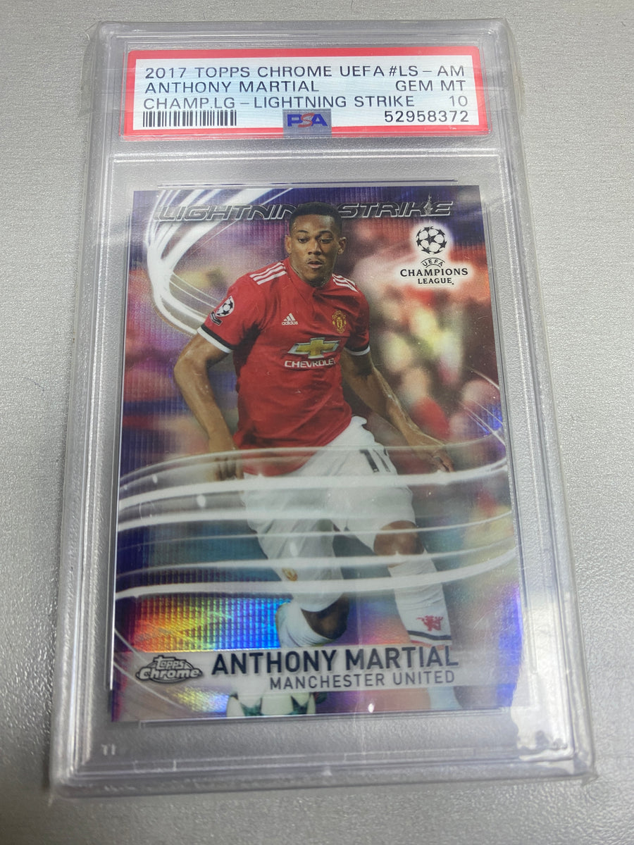 2017-18 UEFA CHAMPIONS Chrome Kylian MBappe Lightning Strike PSG EUR 5