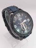 Fossil JR1494 Men's Chronograph Watch, Navy Blue Stainless Steel Watch, Unboxed