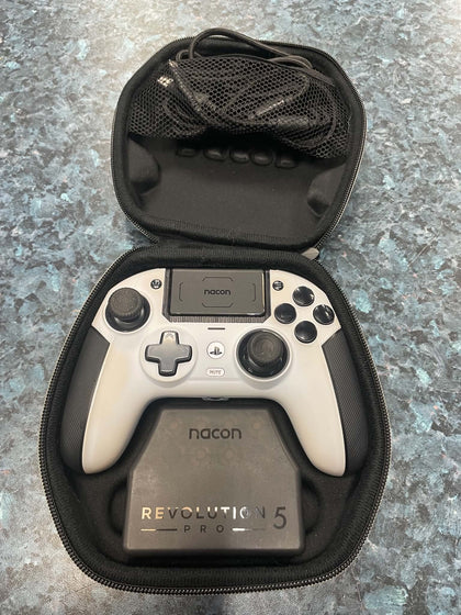 Nacon Revolution 5 Pro White Wireless Controller w/All Parts