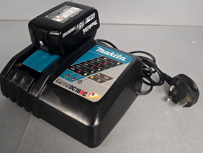 Makita 18v LXT Battery & Charger Kit Inc 1x 5.0Ah Battery & DC18RC Charger