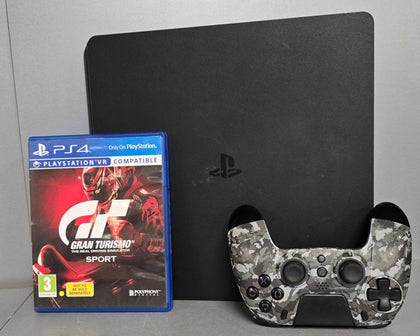 Playstation 4 Slim Console, 500GB Black ***Bundle***