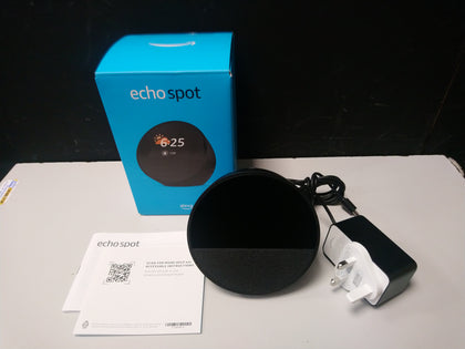 Amazon Echo Spot Smart Alarm Clock with Alexa